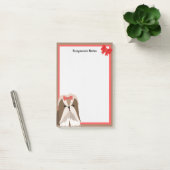 Post-it® Adorable Shih Tzu Avec Bow (Bureau)