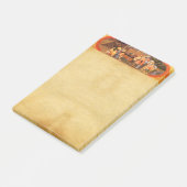 POST-IT® ADORATION DU PARCHEMIN DE NATIVITÉ DE MAGI (Incliné)