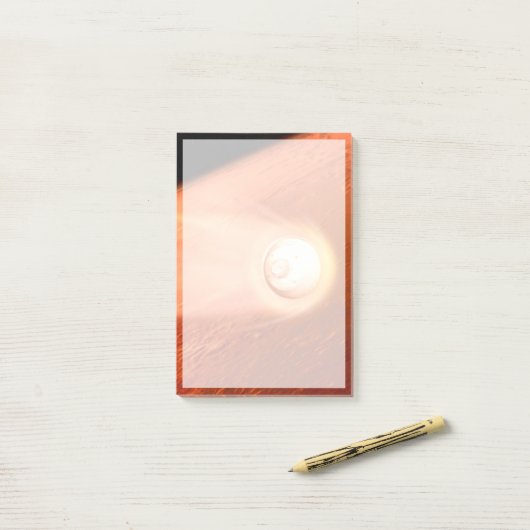 Post-it® Aérocoque Avec Perpersévérance Rover Descente Vers (Sur un bureau)