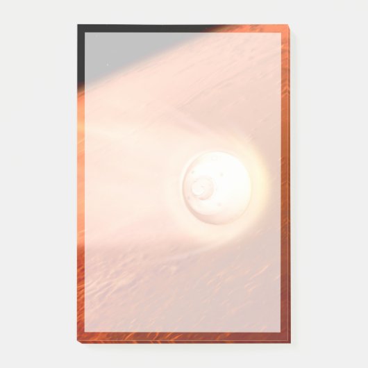 Post-it® Aérocoque Avec Perpersévérance Rover Descente Vers (Devant)