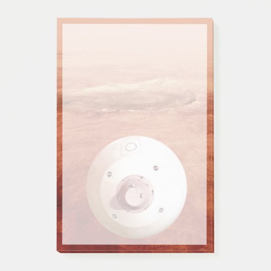 Post-it® Aérocoque Avec Perpersévérance Rover Descente Vers (Devant)