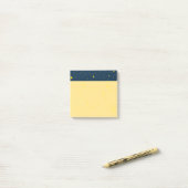 Post-it® Aesthetic Starry Night Celestial Yellow Post it No (Sur un bureau)