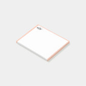 Post-it® Aesthétique Pink Post-it pour l'école, bureau, (Incliné)