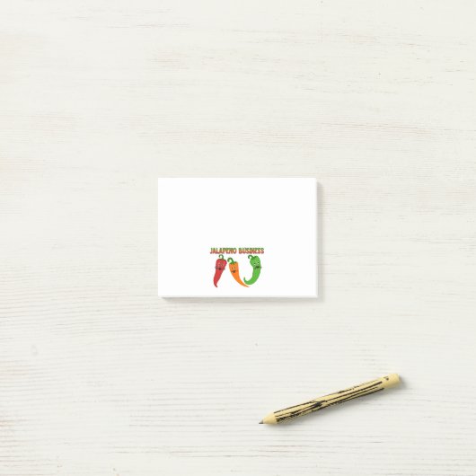 Post-it® Affaires de Jalapeno (Sur un bureau)