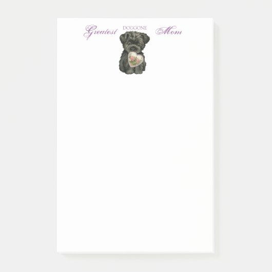 Post-it® Affenpinscher Heart Mom (Devant)