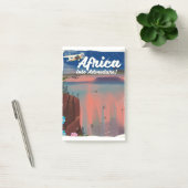 Post-it® Affiche d'aventure de cascade africaine (Bureau)
