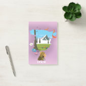 Post-it® Affiche de voyage carte illustrée d'Espagne (Bureau)
