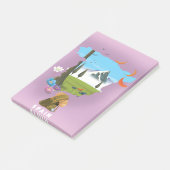 Post-it® Affiche de voyage carte illustrée d'Espagne (Incliné)