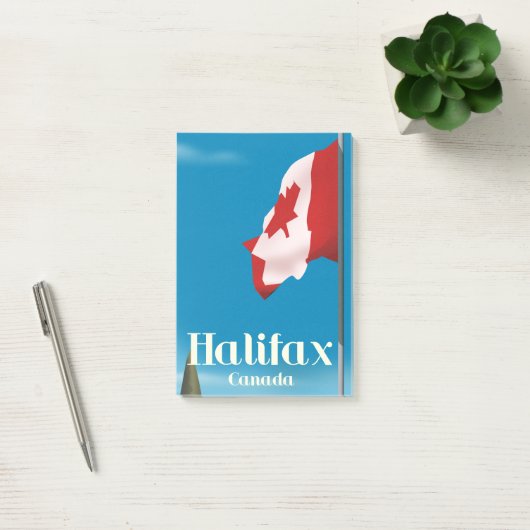 Post-it® Affiche de voyage de Halifax Canada (Bureau)