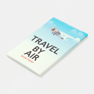 Post-it® Affiche de voyage par avion