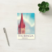Post-it® Affiche de voyage Thuringe Allemagne (Bureau)