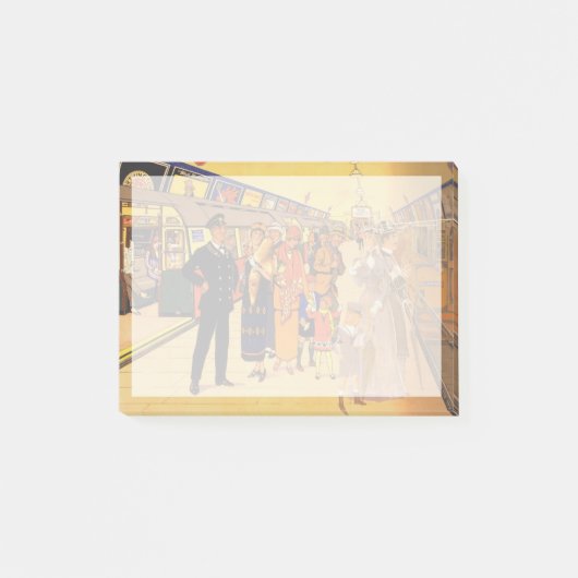 Post-it® Affiche Publicitaire vintage Pour Londres Undergro (Devant)