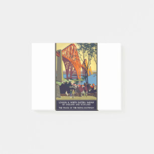 Post-it® Affiche Vintage-Voyage-Angleterre-Écosse 1