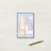 Post-it® Affiche Vintage voyage pour Allegheny Airlines (Sur un bureau)