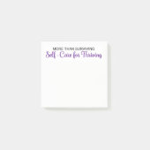 Post-it® Affirmation d'auto-soins (Devant)