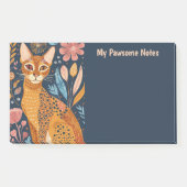 Post-it® Africain Golden Chat Boho My Pawsome Personnel (Devant)