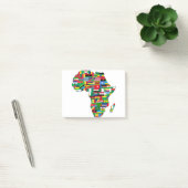 Post-it® Afrique Pays du continent Drapeaux Carte Nations (Bureau)
