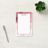 Post-it® Agate De Broussage rose Et De Parties scintillant  (Bureau)