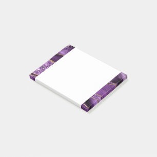 Post-it® Agate violet Parties scintillant or violet