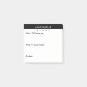 Post-it® Agile Stand Up Prep Notes (Devant)