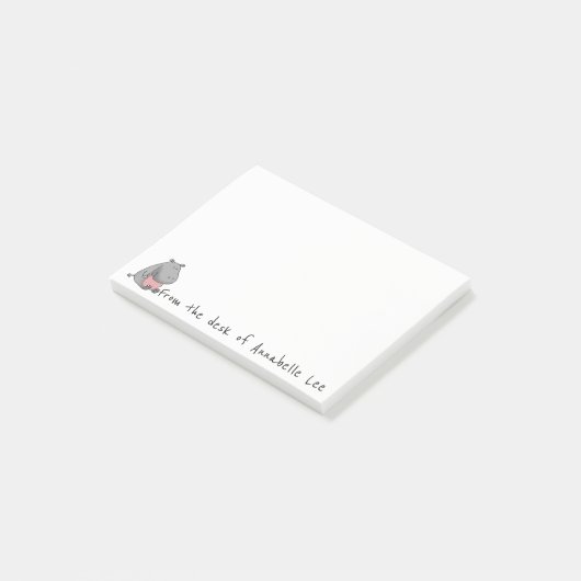 Post-it® Aide d'hippopotame (Incliné)