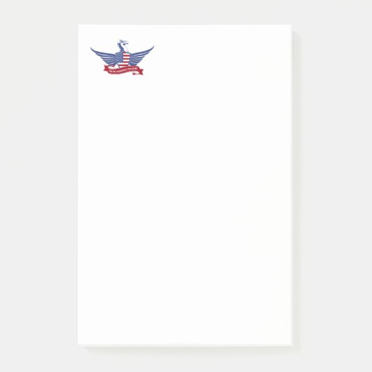 Post-it® aigle américain (Devant)