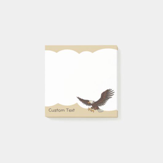 Post-it® Aigle attaquant (Devant)