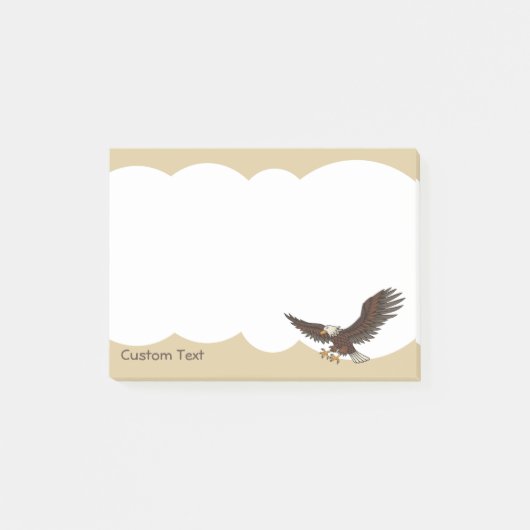 Post-it® Aigle attaquant (Devant)