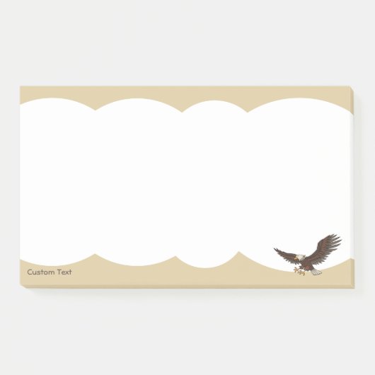 Post-it® Aigle attaquant (Devant)