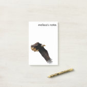 Post-it® Aigle Bald à couper le souffle en vol (Sur un bureau)