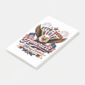 Post-it® Aigle de la liberté 250 ans d'Amérique (Incliné)