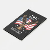 Post-it® Aigle et Drapeau 250 Ans d'Amérique 1776-2026 (Incliné)