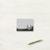 Post-it® Aigle Noir à Deux Têtes (Sur un bureau)