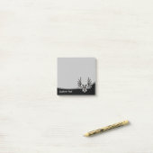 Post-it® Aigle noir à deux têtes (Sur un bureau)