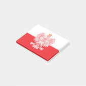 Post-it® Aigle Polonais En Rouge (Incliné)