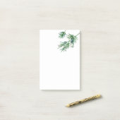 Post-it® Aiguilles de pin aquarelle (Sur un bureau)