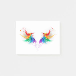 Post-it® Ailes arc-en-ciel douces