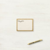 Post-it® Ailes beiges (Sur un bureau)