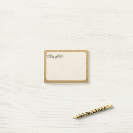 Post-it® Ailes beiges (Sur un bureau)