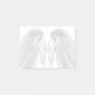 Post-it® AILES D'ANGE Blanc - Plumes Grises Touchées -