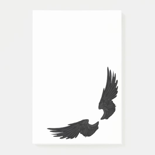 Post-it® Ailes de l'Ange Noir Falln (Devant)