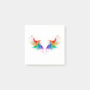Post-it® Ailes fluffy arc-en-ciel
