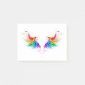 Post-it® Ailes fluffy arc-en-ciel (Devant)