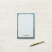 Post-it® Ailes gris-bleu (Sur un bureau)