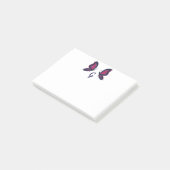 Post-it® Ailes papillon haute technologie, géométrie modern (Incliné)