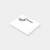 Post-it® ailes papillon poster il note l'art nature (Incliné)