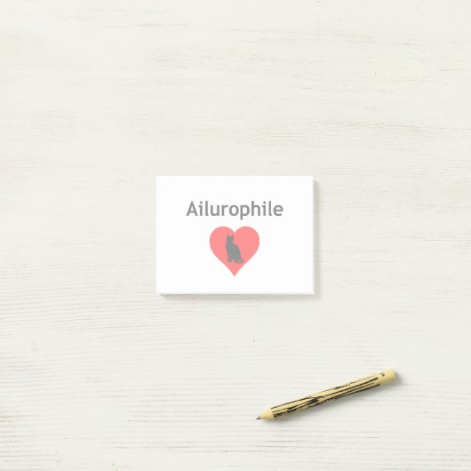 Post-it® Ailurophile (Sur un bureau)