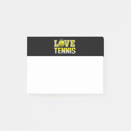 Post-it® Aime le tennis  (Devant)