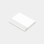 Post-it® Aimer la clé grecque (Incliné)