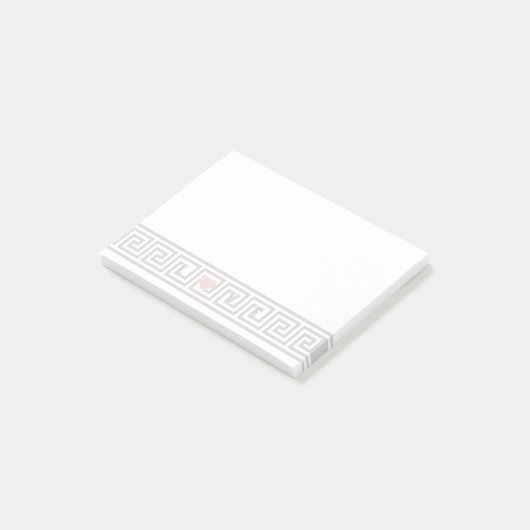 Post-it® Aimer la clé grecque (Incliné)